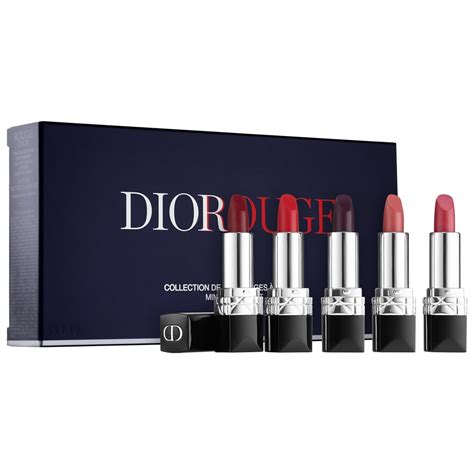 dior lipstick set 2021 christmas|Rouge Dior Holiday Mini Lipstick Set .